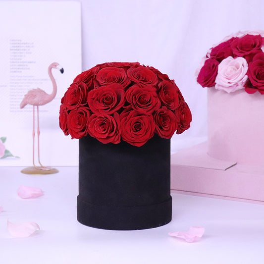 Forever Flowers Mushroom Head Cuddle Barrel Gift Box Valentine's Day Thanksgiving Mother's Day Christmas Gifts Wholesale