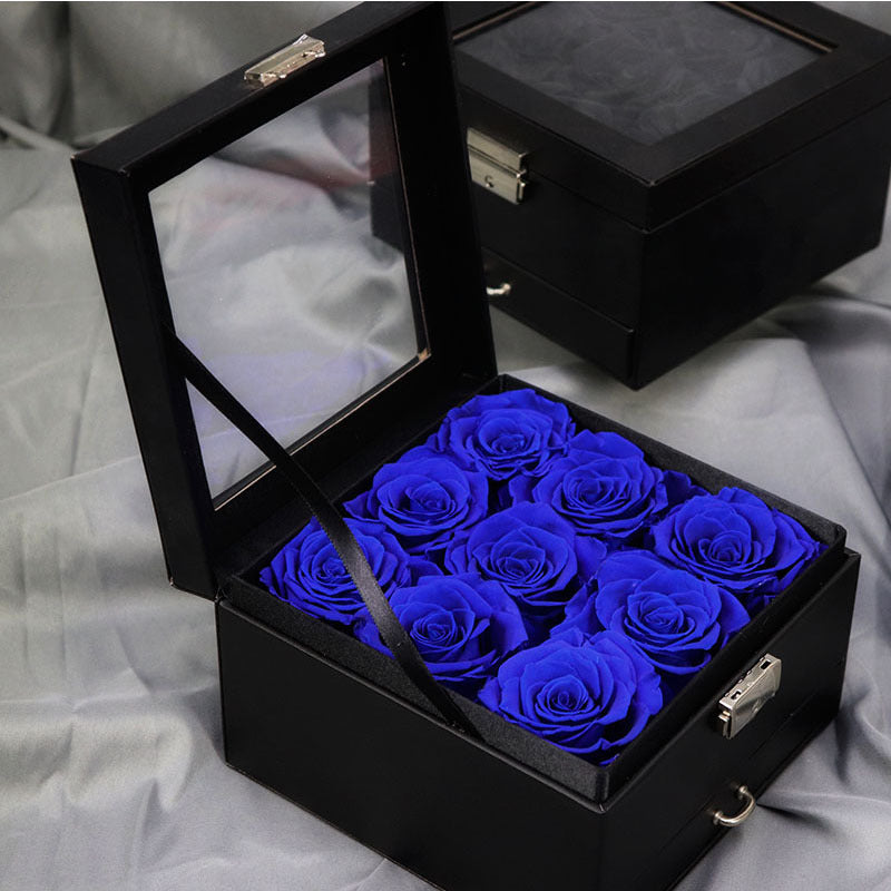 Eternal Flower Rose Factory Wholesale Valentine's Day 520 Qixi Festival Christmas 99 Boxed Roses