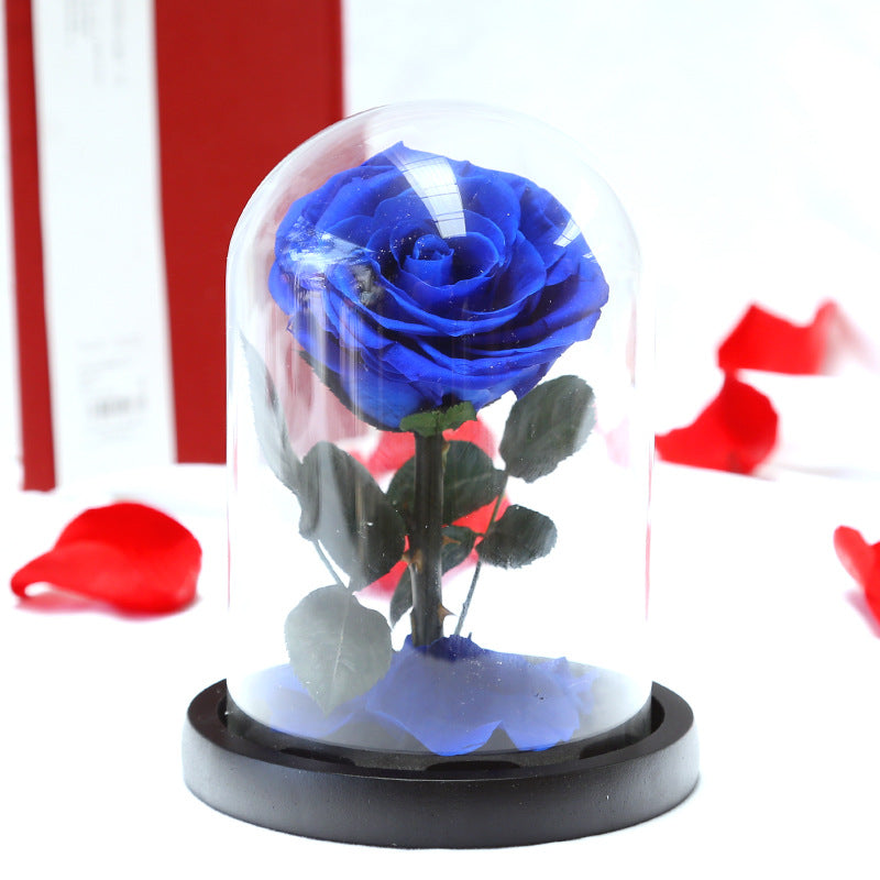 Every Love Wholesale Wed Gift Rose Glass Dome Real Preserved Rose