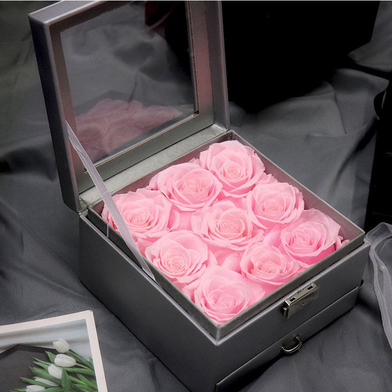 Eternal Flower Rose Factory Wholesale Valentine's Day 520 Qixi Festival Christmas 99 Boxed Roses