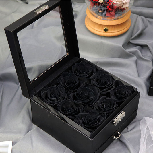 Eternal Flower Rose Factory Wholesale Valentine's Day 520 Qixi Festival Christmas 99 Boxed Roses