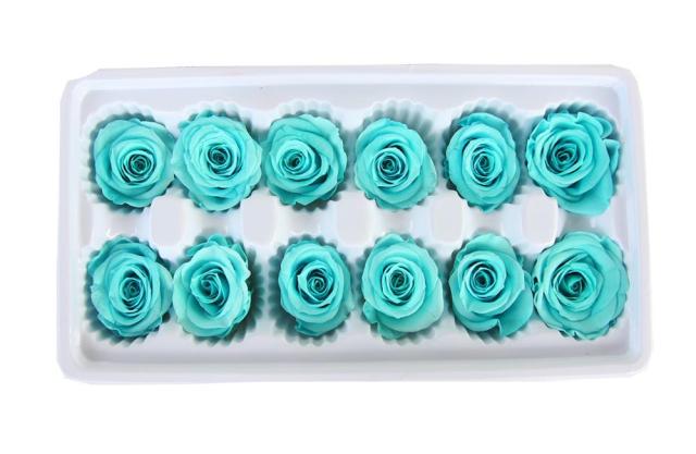 3-4CM/12pcs,Grade A Preserved Rose flower gift box,Valentines Day Gift box Favor,Eternal Rose Heads for Wedding Party Decoration